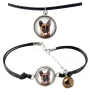 Deutscher Schäferhund - Schmuckset mit Ihrem Foto, handgefertigtes Set, Armband und Halskette von Art.-Dog.