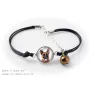German Shepherd Dog, Alsatian Wolf Dog - a set of jewelry with your photo, a woman's ornament, handmade item, a product made with passion for creating the Art-Dog brand.