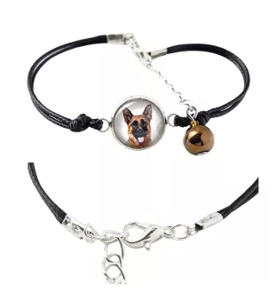 Berger allemand, Berger d'Alsace, Berger alsacien - bracelet dans une boîte avec votre photo, bijoux féminins, cadeau parfait de la marque Art-Dog