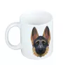 Deutscher Schäferhund I - Becher mit einem Bild und dem Schriftzug geometrischer Hund Art-Dog