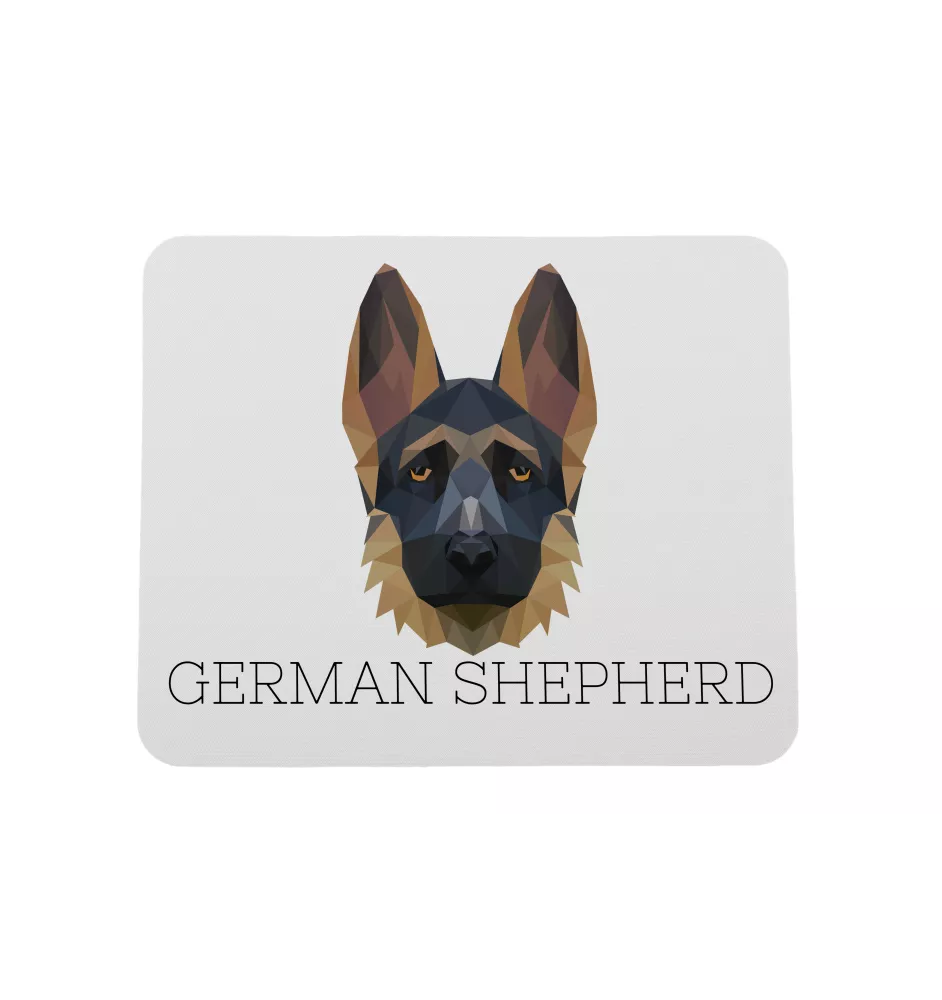 Owczarek niemiecki podkładka geometryczna Art-Dog