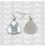 Berger allemand, Berger d'Alsace, Berger alsacien - boucles d'oreilles avec chien, boucles d'oreilles pendantes avec photo, bijoux personnalisés avec impression de la marque Art-Dog