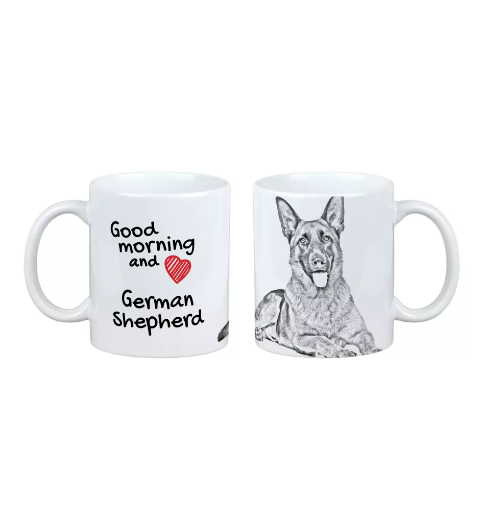 Deutscher Schäferhund - Tasse mit Hund, Tasse mit Bild, personalisiertes Geschenk der Marke Art-Dog