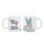 German Shepherd Dog, Alsatian Wolf Dog - cup with a dog, cup with a photo, personalized gift from the Art-Dog brand