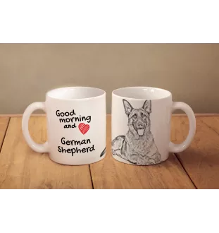 Berger allemand, Berger d'Alsace, Berger alsacien - tasse avec chien, tasse avec photo, cadeau personnalisé de la marque Art-Dog