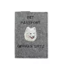 Deutscher Spitz - Dog passport case, document case, gift for the traveller from the Art-Dog brand