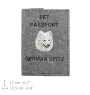 Spitz allemand - Porte passeport pour chien, porte document, cadeau pour le voyageur de la marque Art-Dog