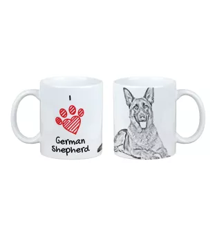 Deutscher Schäferhund - Tasse mit Hund, entzückende Tasse mit Grafik, Geschenk mit Ihrem Foto von der Marke Art-Dog