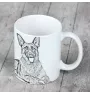 Owczarek niemiecki kubek z psem Makes me happy Art-Dog