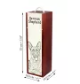 Berger allemand, Berger d'Alsace, Berger alsacien - boîte à vin avec chien, boîte à alcool avec graphisme, boîte cadeau personnalisée de la marque Art-Dog