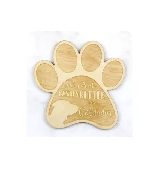 Goldador, Golden Retriever Lab Mix - Sous-verre mug, sous-verre gravé avec chien, cadeau pour amoureux des chiens par la marque Art-Dog