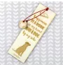 Goldador, Golden Retriever Lab Mix - dog bookmark, personalized bookmark, dog gadget for Art-Dog brand readers