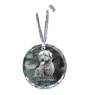Terrier Irlandais Glen Of Imaal, Glen of Imaal Terrier - boule de Noël en cristal avec une photo, photo de chien dans le cristal, décoration personnalisée pour sapin de Noël de la marque Art-Dog