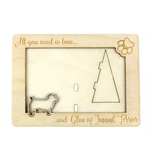 Glen of Imaal Terrier ramka na zdjęcie ze sklejki Art-Dog