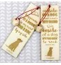 Goldador, Golden Retriever Lab Mix - dog bookmark, personalized bookmark, gift for bookworm from Art-Dog brand