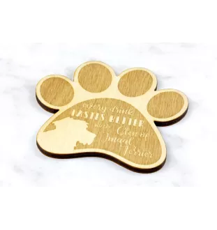 Terrier Irlandais Glen Of Imaal, Glen of Imaal Terrier - Sous-verre mug, sous-verre gravé avec chien, cadeau pour amoureux des chiens par la marque Art-Dog