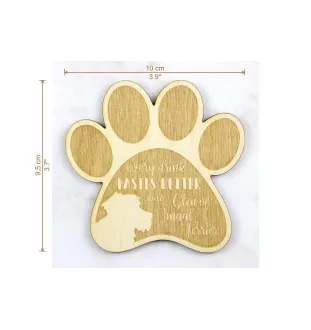 Glen of Imaal Terrier, Irischer Glen of Imaal Terrier - Tasse Untersetzer, graviert Untersetzer mit Hund, Geschenk für Hundeliebhaber von Art-Dog Marke