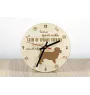Glen of Imaal Terrier, Irischer Glen of Imaal Terrier - Uhr mit Hund, Holzuhr mit Gravur, personalisierte Uhr von Art-Dog