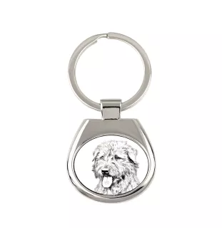 Glen of Imaal Terrier, Irischer Glen of Imaal Terrier - Schlüsselanhänger mit Hund, Anhänger mit Aufdruck, personalisierter Anhänger der Marke Art-Dog