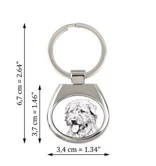 Glen of Imaal Terrier, Irish Glen of Imaal Terrier - keychain with a dog, keychain with a print, personalized pendant from the Art-Dog brand
