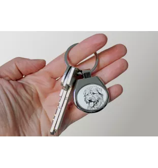 Glen of Imaal Terrier, Irish Glen of Imaal Terrier - keychain with a dog, keychain with a print, personalized pendant from the Art-Dog brand