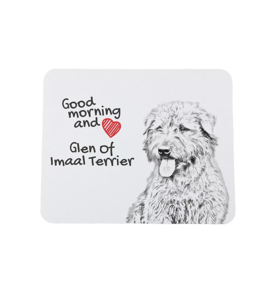 Glen of Imaal Terrier, Irish Glen of Imaal Terrier - mouse pad with print, personalized dog-themed mouse pad, unique gadget for an office worker by Art-Dog brand