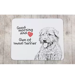 Glen of Imaal Terrier, Irish Glen of Imaal Terrier - mouse pad with print, personalized dog-themed mouse pad, unique gadget for an office worker by Art-Dog brand