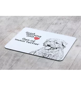 Glen of Imaal Terrier, Irish Glen of Imaal Terrier - mouse pad with print, personalized dog-themed mouse pad, unique gadget for an office worker by Art-Dog brand