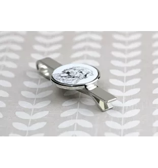 Glen of Imaal Terrier, Irish Glen of Imaal Terrier - tie clip with a dog, personalized tie clip, a unique gift for a man from the Art-Dog brand
