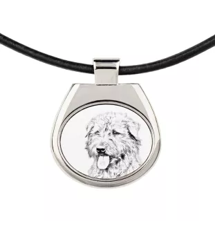 Glen of Imaal Terrier, Irish Glen of Imaal Terrier - dog necklace, personalized pendant with a photo, unique necklace for women and men by Art-Dog brand