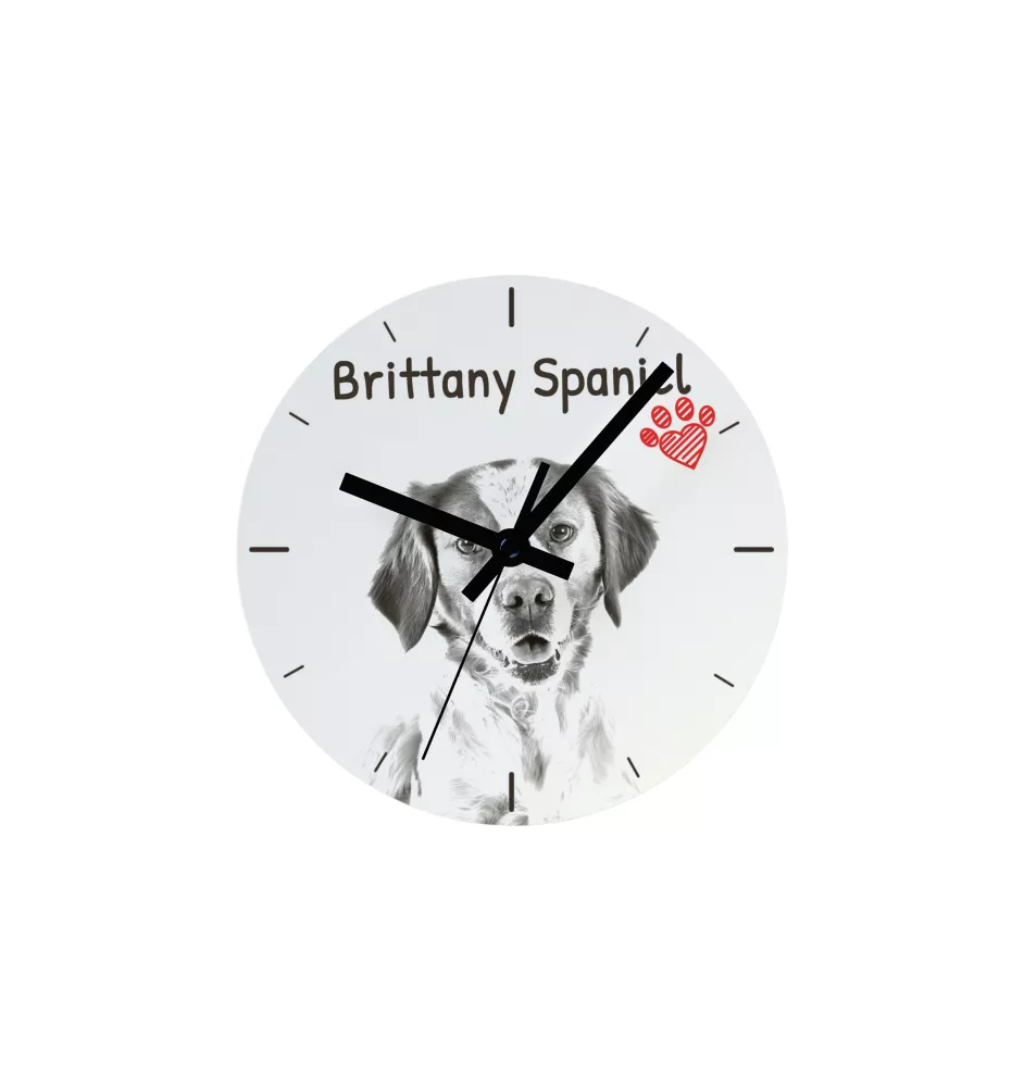 Glen of Imaal Terrier, Irish Glen of Imaal Terrier - wall clock with a dog, shelf clock with a print, personalized home decoration from the Art-Dog brand