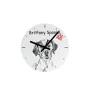 Glen of Imaal Terrier, Irischer Glen of Imaal Terrier - Wanduhr mit Hund, Regal Uhr mit Druck, personalisierte Hausdekoration von Art-Dog.