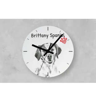 Glen of Imaal Terrier, Irish Glen of Imaal Terrier - wall clock with a dog, shelf clock with a print, personalized home decoration from the Art-Dog brand