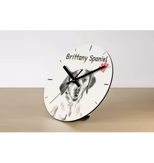 Glen of Imaal Terrier, Irish Glen of Imaal Terrier - wall clock with a dog, shelf clock with a print, personalized home decoration from the Art-Dog brand