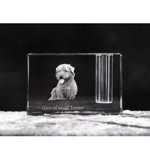 Glen of Imaal Terrier penholder kryształowy z psem Art-Dog