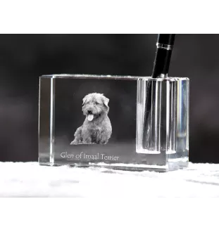 Glen of Imaal Terrier penholder kryształowy z psem Art-Dog