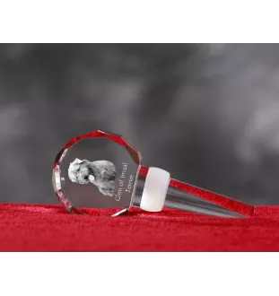 Glen of Imaal Terrier, Irischer Glen of Imaal Terrier - Kristallflaschenverschluss, einzigartiger Weinverschluss mit Foto, personalisiertes Geschenk für Sommelier der Marke Art-Dog