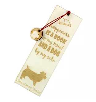 Glen of Imaal Terrier, Irischer Glen of Imaal Terrier - Lesezeichen mit Hund, personalisiertes Lesezeichen, Hundeaccessoire für Leser der Marke Art-Dog
