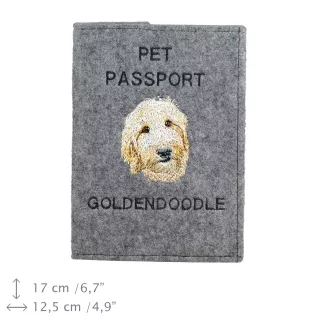 Goldendoodle etui na paszport Art-Dog