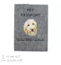 Goldendoodle - Dog passport case, document case, gift for the traveller from the Art-Dog brand