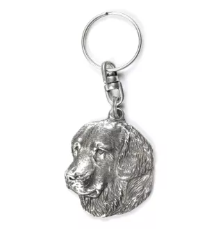 Golden Retriever - Versilberte Hund Anhänger, Handtasche Dekoration, Rucksack-Anhänger von Art-Dog Marke