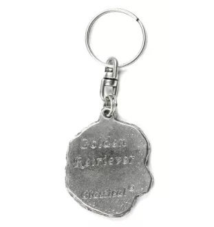 Golden Retriever - Pendentif chien argenté, décoration de sac à main, pendentif sac à dos par la marque Art-Dog