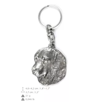 Golden Retriever - Pendentif chien argenté, décoration de sac à main, pendentif sac à dos par la marque Art-Dog