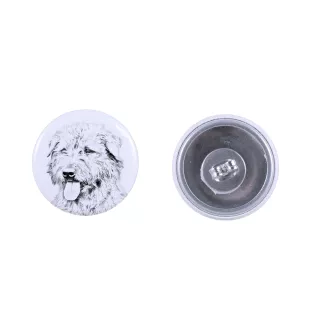 Glen of Imaal Terrier, Irischer Glen of Imaal Terrier - einzigartige Hund-Ohrringe, Ihr Haustier als Schlüsselanhänger, Eigenmarke Art-Dog