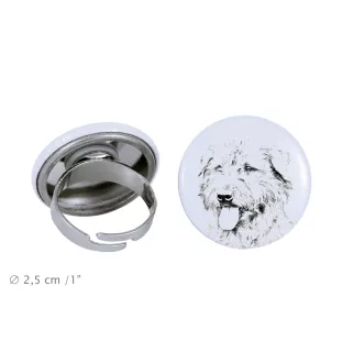 Terrier Irlandais Glen Of Imaal, Glen of Imaal Terrier - bijoux pour femmes avec l'image d'un chien, produit fait à la main, possibilité d'ajouter sa propre photo, marque Art-Dog