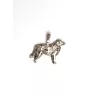 Golden Retriever - Collier pour chien, pendentif plaqué argent pour l'amoureux des chiens, bijoux subtils par Art-Dog