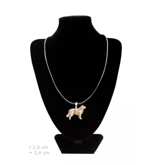 Golden Retriever - Hundehalsband, versilberter Anhänger für den Hundeliebhaber, dezenter Schmuck von Art-Dog