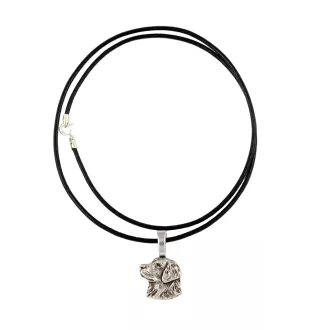 Golden Retriever I - Hundehalsband, versilberter Anhänger für den Hundeliebhaber, dezenter Schmuck von Art-Dog