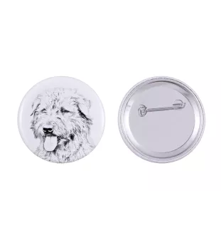 Terrier Irlandais Glen Of Imaal, Glen of Imaal Terrier - badge avec votre chien, ajoutez votre propre photo, marque Art-Dog