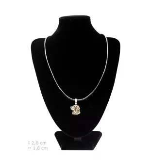 Golden Retriever I - Collier pour chien, pendentif plaqué argent pour l'amoureux des chiens, bijoux subtils par Art-Dog